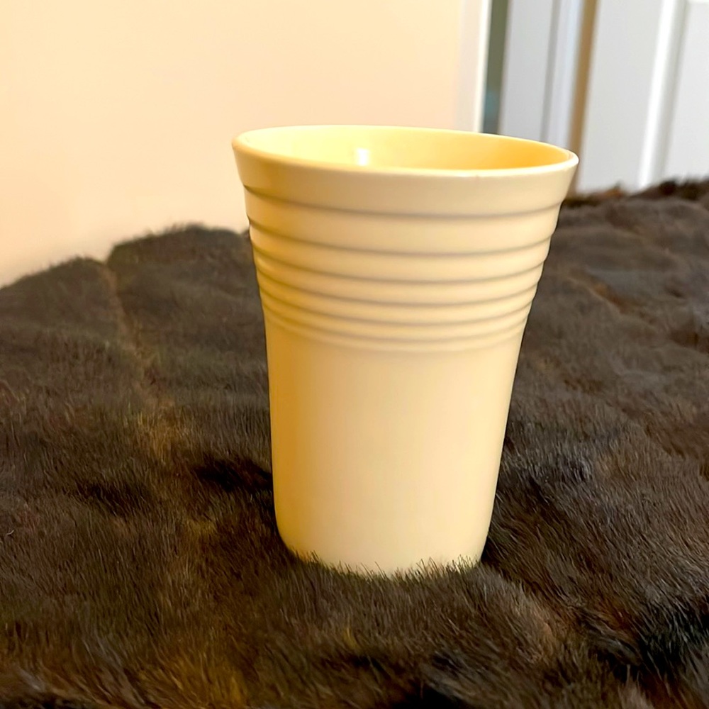 Vintage Homer Laughlin Light yellow Fiestaware glass